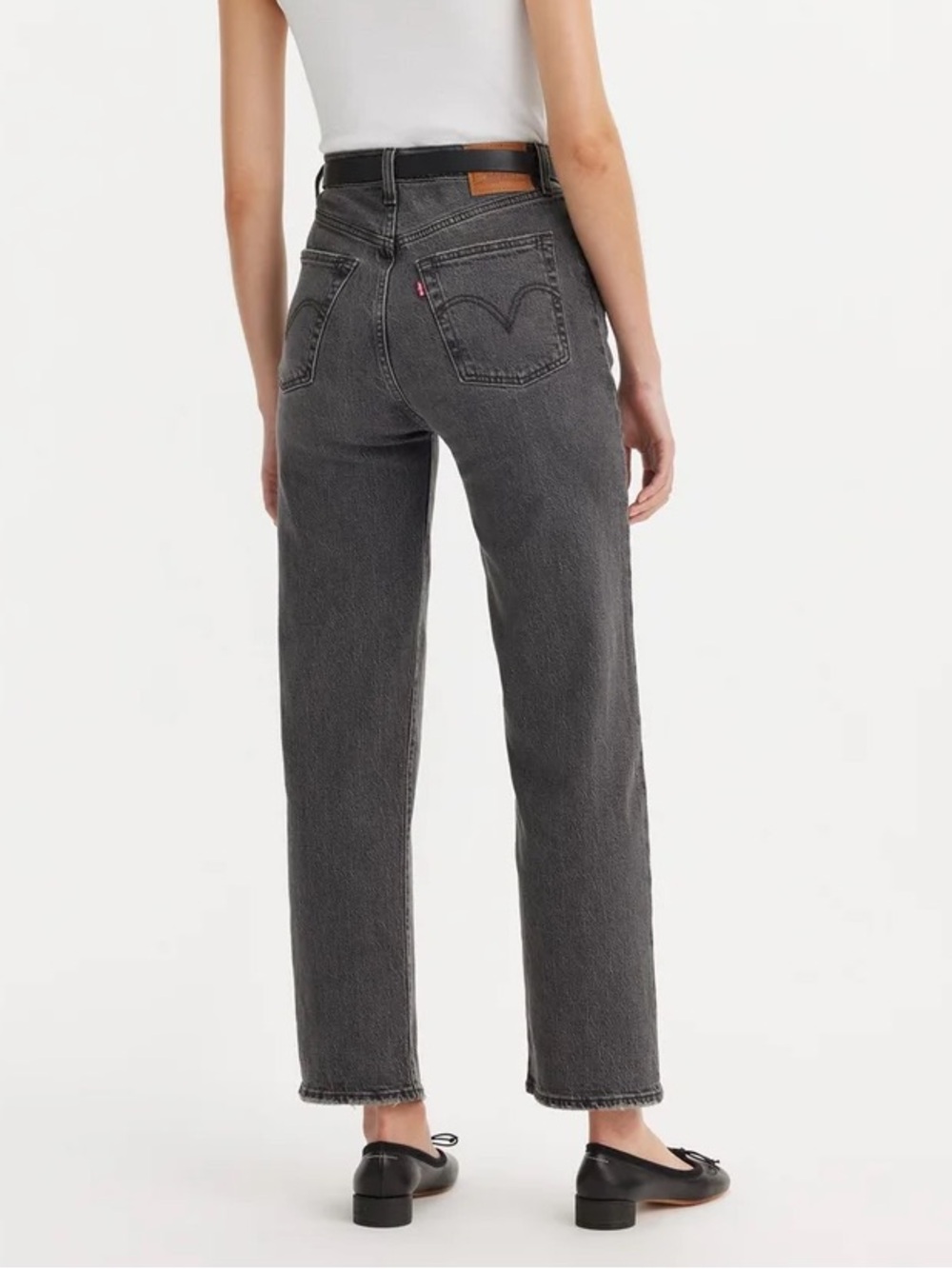 Levi’s Ribcage Straight Black Charcoal Jeans